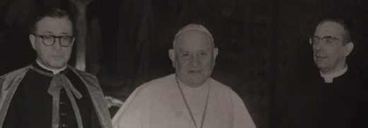 San Josemaria e il beato Alvaro con papa Giovanni XXIII